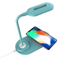 Mobile Phone Wireless Charger OEM Desk Lamp 2 in 1 Charger Fast Charging Wireless Mini Light Charger LED light