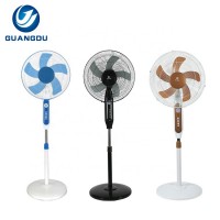 Guangdu factory stock office home air cooling fan three wind speed 15w 20w solar floor fan